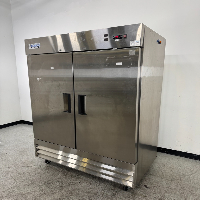 Avantco Double Door Reach In Refrigerator image 1